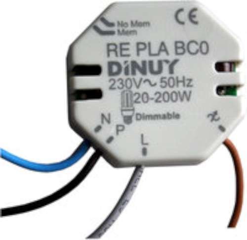 Dinuy RE.PLA.BC0 - Regulador luz para lámparas cfl