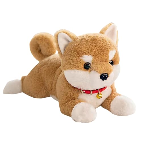 柴犬 ぬいぐるみ柴犬 ぬいぐるみ 柴犬 クション 抱き枕 特大 可愛い 柔らか手触り イヌ 動物 もこもこ 添い寝枕 面白い 気持ちいい 面白い ギフト 母の日 誕生日 プレゼント (25cm(0.27kg),茶色)