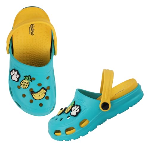 Image of Welcome Casual Slingback Clogs for Kids with Soft Sole | Slip-On Breathable, Lightweight | Comfortable & Durable | Stylish Indoor & Outdoor Sandals Clogs for Kids