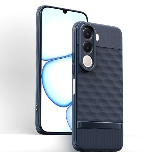 Image of Outlouders Back Cover for Realme C100x | Full Camera Protection | TPU Soft Flexible Shockproof Bumper Case (Blue)