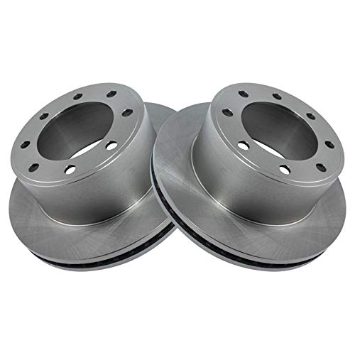 Image of TRQ Rear Brake Pad & Rotor Kit, with Chemical Kit Semi-Metallic Compatible with 2005-2007 Ford F-250 Super Duty F-350 Super Duty