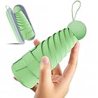 Windproof Mini Travel Folding Umbrella - UPF 50+ Sun & Rain Protection, Small Compact Lightweight Design Fits in Pocket or Bag, Eco-Friendly Fabric Wallet Umbrella for Commuter, Men Women Boys Girls