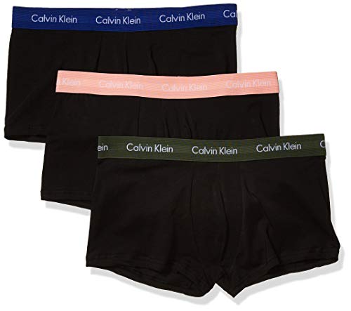 Image of Calvin Klein Men's Polyester Classic Solid Trunk (Pack of 3)