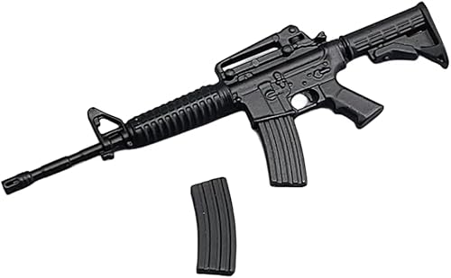 Miniatura 3 de HiPlay Accesorio de figura de acción a escala 112 modelo de ametralladora para figura coleccionable en miniatura de 6 pulgadas ZY6001A (ZY6001A)