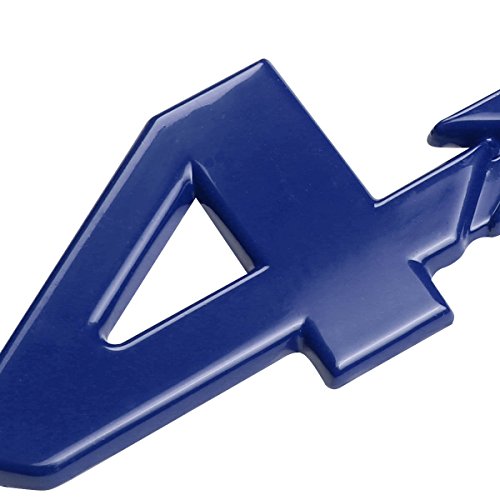 Emblema de metal 4X4 elegante DNA Motoring insignia negra de lujo 2