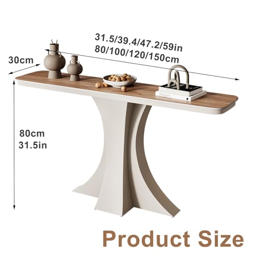 Mesa de sofá detrás del sofá con superficie optimizada para salones 4
