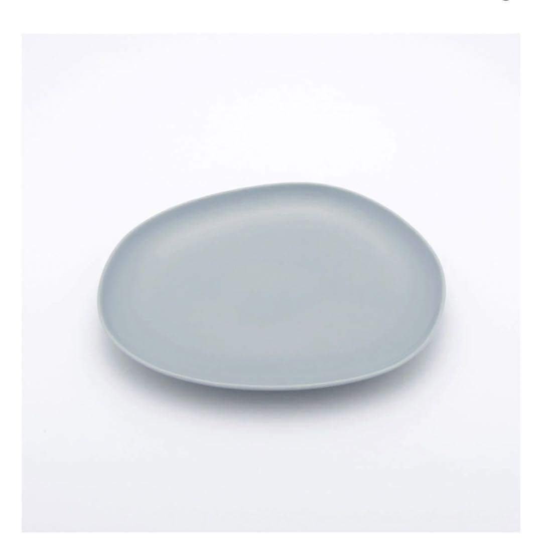 HAKUSAN Japan Petra Plate (L) Blue