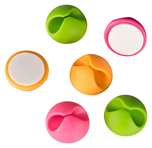 Guide-câbles, Serre-câbles, Enrouleur Rond-Multicolore-Lot de 2 Cover