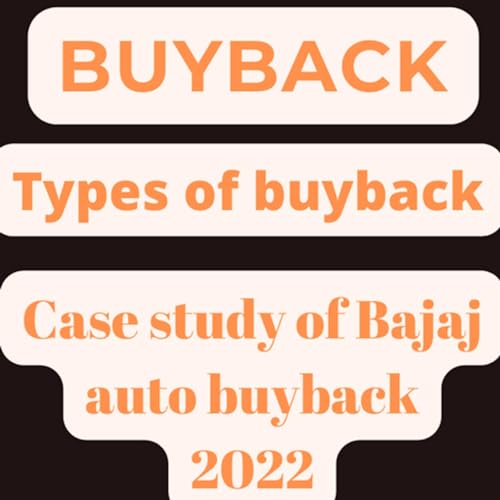 Page de couverture de What is buyback of share? Types of buyback ? Case study of Bajaj auto buyback