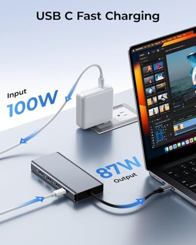Estación de acoplamiento para conectar dos monitores 4K a tu portátil y solucionar la falta de puertos 5