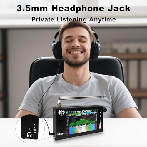 Receptor de Radio SDR DSP Portátil con Pantalla Táctil 4.3" miniatura 5