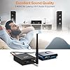 1Mii Wireless Audio Transmitter and Receiver, 2.4GHz Long Range Transmitter and Receiver Low Latency from TV/PC to Active Bookshelf Speakers/Stereo/Subwoofer/CD, RCA Port, 100m Outdoor(Audio Only) #5