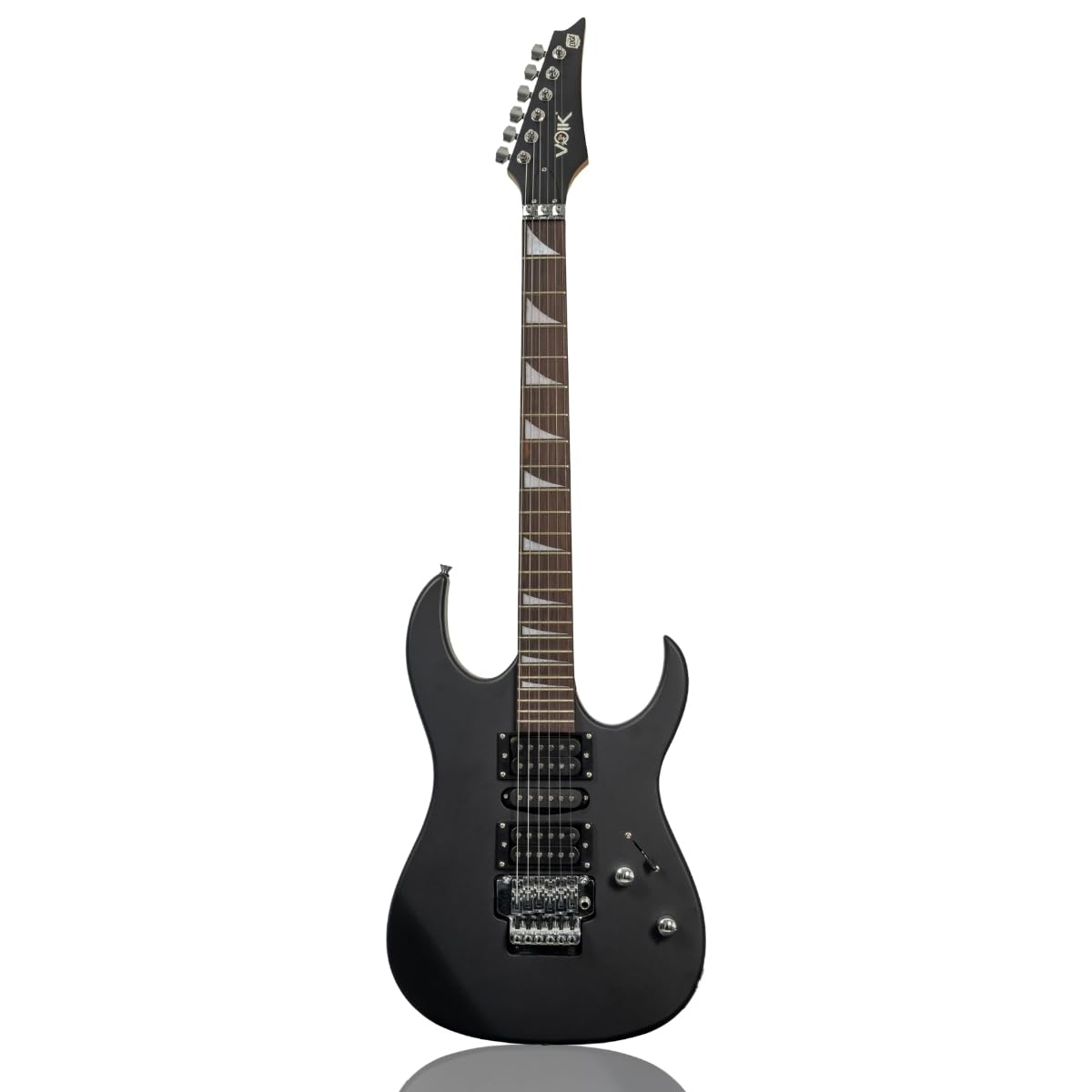 Guitarra Elétrica Voik 200 Cor MATTE BLACK Fosco Superstrato Captador HSH Escala