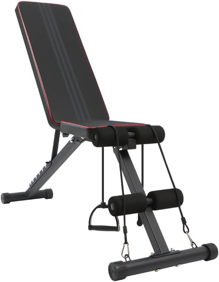 PananaWeight Bench Adjustable Workout Bench Full Body Weight Training Bench Utility Incline Decline Bench for Home Gym
