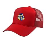 Stewart County High School Knight Trucker Hat with Adjustable Mesh Back, Red