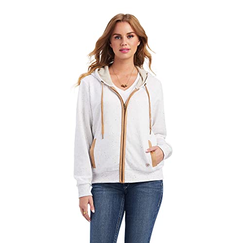 Image of ARIAT Women's Desert View Full Zip Sweatshirt, Egret, XX-Large