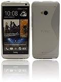 S Line – Diseño S Line TPU – Carcasa para el nuevo HTC ONE Funda De Silicona En Transparente @ Energmix®