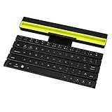 ✮Multigerätetastatur: Einzigartige Computertastatur zum einfachen Umschalten mit Bluetooth-Tablets und -Smartphones: Drehen Sie eine einzige Wählscheibe, um zwischen drei drahtlosen zu wechseln