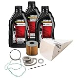 Tusk Complete Doohickey Kit Kawasaki KPO 4-Stroke Engine Oil 10W-40 For KAWASAKI KLR650 1987-2018,2022-2024