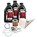 Tusk Complete Doohickey Kit Kawasaki KPO 4-Stroke Engine Oil 10W-40 For KAWASAKI KLR650 1987-2018,2022-2024