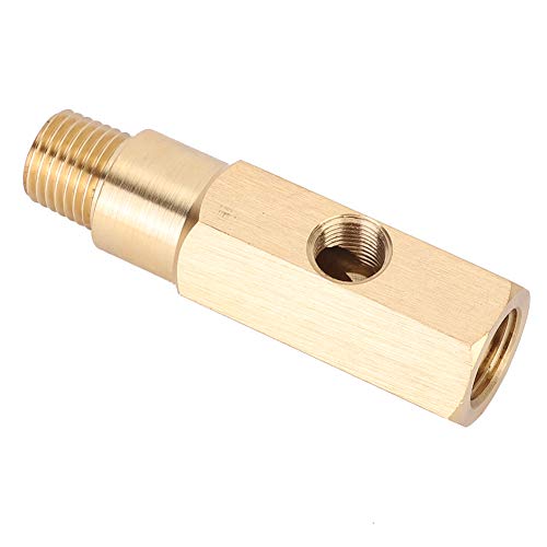 Bnineteenteam Sensor de Presión de Aceite NPT, Emisor de Pieza en T de Latón 1/4 NPT Apto para Falcon BA BF FG - 4.0 y V8