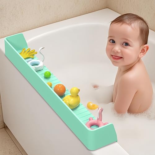 bzijaslle 31 Inch Longer Bathtub Water Splash Guard, Flexible Silicone