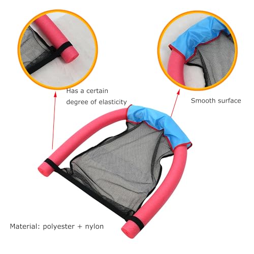 Hezhou Schwimmend Nudelstuhl Schwimmnudel Netz Sling Tragbarer Pool Schwimmstuhl Zum Schwimmen Planschen Nudel Nicht Enthalten