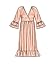 McCall Pattern Company McCall's Women's Loose Fitting Pleated Pullover Dress, Sizes 4-14 Sewing Pattern