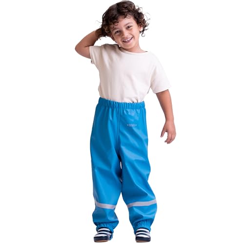 BMS Regenbundhose, wasserdicht für Jungen in Hellblau Größe 140