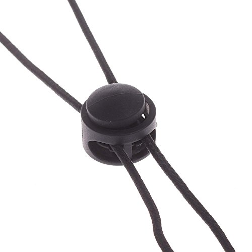 Tvoip Cordão de queixo, alça de queixo removível flexível com cordão de parada de mola conjunto de 5