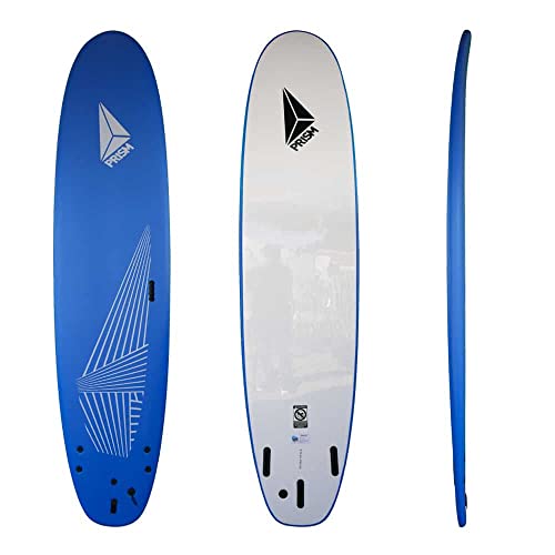Tabla de surf de espuma 8'0 azul con asa
