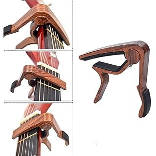 Capo de Guitare Capo en métal à Grain de Bois pour Accessoires d’instruments de Musique d’accord de Guitare Folk Capos… - Les Beatles, Paul McCartney, John Lennon, RIngo Starr, George Harrison Capo de Guitare Capo en métal à Grain de Bois pour Accessoires d'instruments de Musique d'accord de Guitare Folk Capos… – Image 5