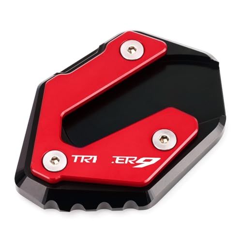 Extension de Béquille Latérale Tracer 9GT Plaque Support Moto Plaquette Agrandir Pied Base