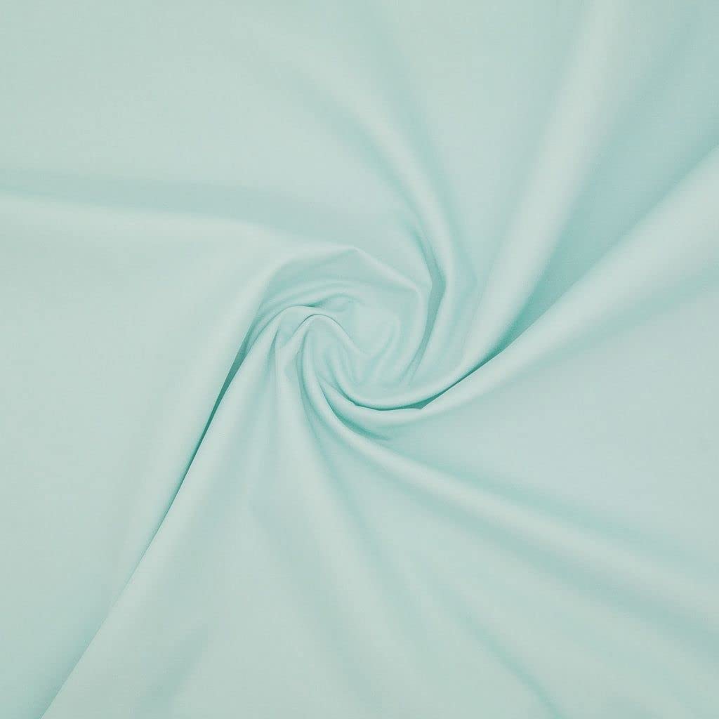 Light Blue Cotton Jersey Knit Fabric – 150cm (59") Wide – 1.5 Metre Cut – Soft Stretch Material – Ideal for Sewing, Dressmaking, DIY & Craft Projects