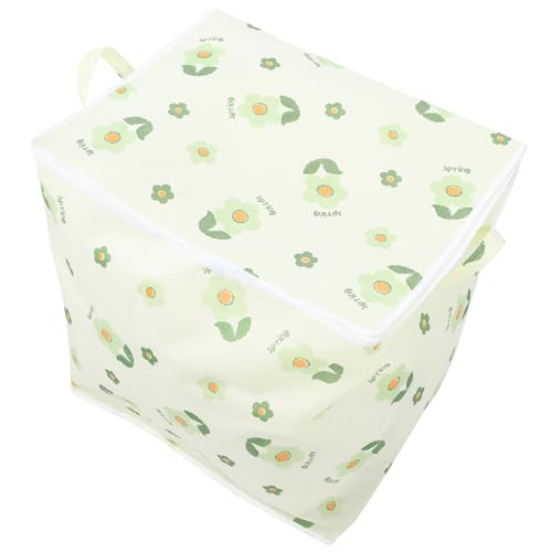 Vaguelly Caja de Almacenamiento de Ropa con Tapa y Asa Gran Capacidad para Mantas Edredones y Ropa Organizador de No Tejida Antipolvo y Antihumedad para Hogar y Mudanzas