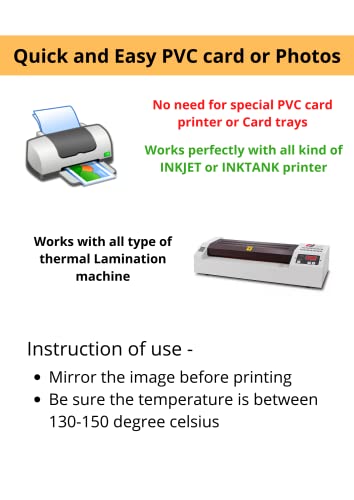 True-Ally-Premium-Extra-thick-PVC-Lamination-Dragon-Sheet-A4-Size-920-Micron-for-PVC-Aadhar-Photos-ID-card-Set-of-5-Cores-and-10-Overlays