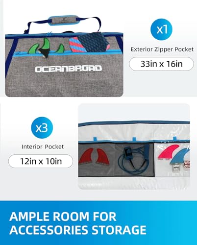 OCEANBROAD Double Surfboard Travel Bag