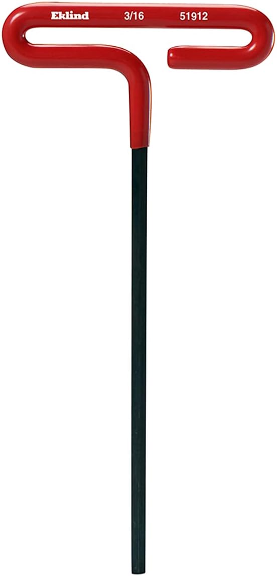 Eklind Tool Company EKL51912 9 Inch Cushion Grip T-Handle Hex Key - 3/16 Inch