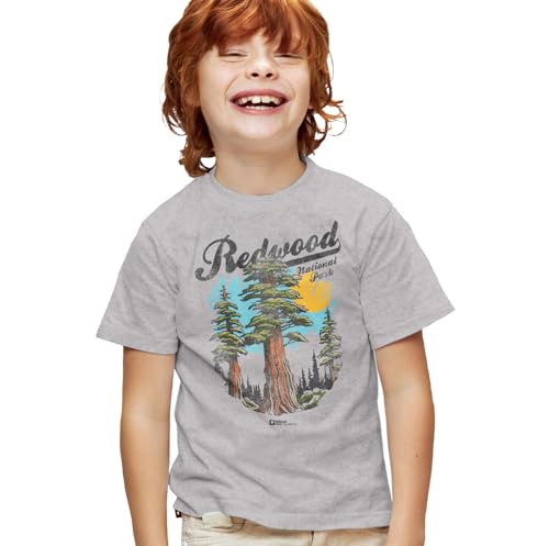 Redwood National and State Parks Vintage Kids T Shirt for Youth Toddler Boys and Girls