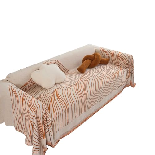 Chenille-Sofabezug für 2/3/4-Sitzer, schützt Möbel vor Flecken und Haustieren, Schonbezüge für Betten, Bank, Sessel