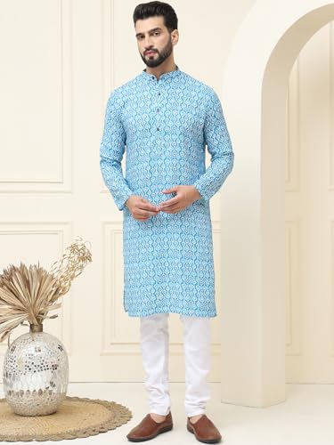 Image of SOJANYA (Since 1958 Men's Exquisite Silk Blend Kurta Elevate Your Festive Look-Crafted for Excellence