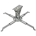 VideoSecu Universal LCD/DLP Swivel Tilt Projector Ceiling Mount Bracket Fits Flat and Vaulted Ceiling PJ1W WU8