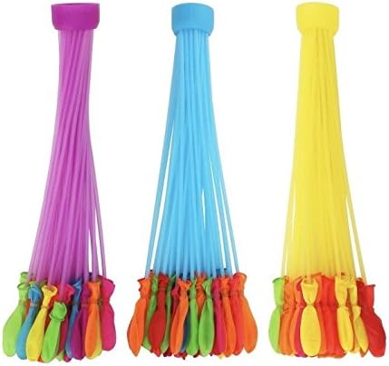 Amazon 水風船 水爆弾 一気 大量 666個 18束x37 自動的に縛る 水爆弾ボール 水を入れて投げ合う 水遊び 夏のおもちゃ マジックバルーン 急速注入大量の水風船が 60秒で一気に作れる水風船 風船 バルーン おもちゃ