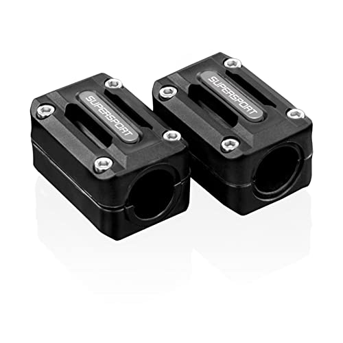 YIJIEBAO Motorrad-Motorschutz-Stoßstangen-Dekorationsblock passend for Ducati Multistrada 1200 Monster Supersport Diavel Crashsicheres Zubehör (Size : Supersport Titanium)