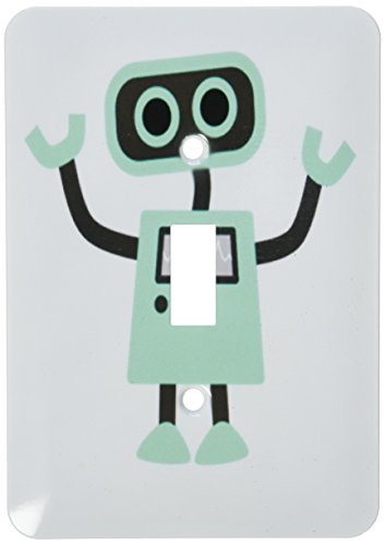 Impression d'adorables Aqua robot déco interrupteur mural