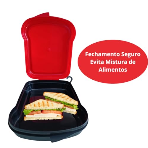 Conjunto de Garrafa Flamengo Mais Sanduicheira