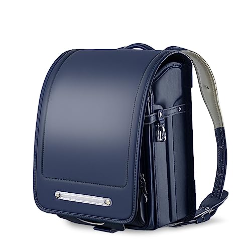 Mochila Escolar Japonesa de PU, automática, Ligera, para Libros, B, 33 x 24,5 x 16 cm