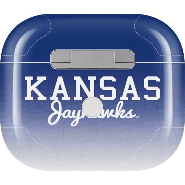 Skinit Decal Audio Skin Compatible with Apple AirPods (3rd Gen, 2021) - Officially Licensed Kansas Jayhawks Design