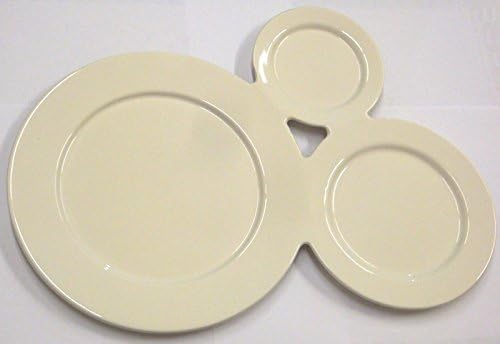 The Gourmet Trio Plate Collection Designed By Jean Marc Gady (Pack of 2)