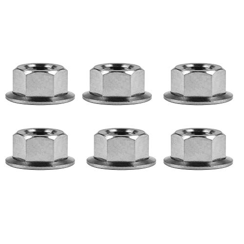 Écrous hexagonaux en titane DIN6923 M5 à M16 pour fixations durables